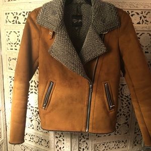 Women’s faux suede jacket, size S